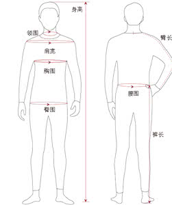 阴茎尺寸测量方法 身体各部位尺寸测量方法