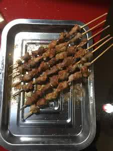 烤箱烤羊肉串 烤箱　烤羊肉串