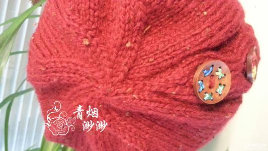 棒针编织帽子最新花样 棒针编织----需要镶拼的女士帽子