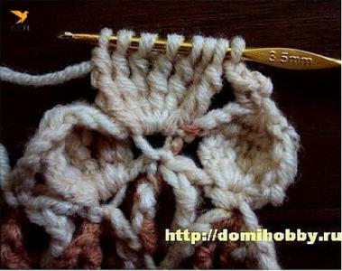 钩针编织围巾花样图解 怎样织围巾?手工钩针编织情人节围巾制作教程图解