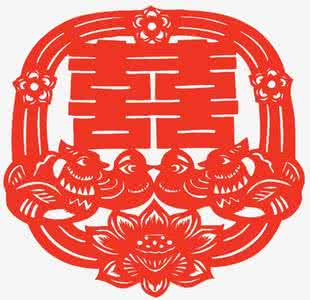 窗花剪纸图案大全 鸳鸯婚庆剪纸窗花教程与剪纸图案