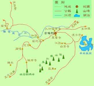 贵州旅游景点分布图 西藏日喀则旅游景点分布图