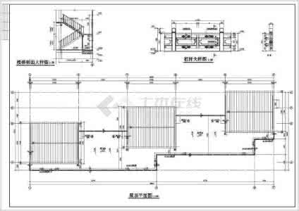 咖啡厅建筑设计 某地区某二层楼咖啡厅建筑设计施工图