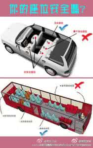 两个座位的迷你小汽车  小车、公交各座位的安全度排名，必知！