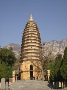 河南登封嵩岳寺塔 河南登封 嵩岳寺塔