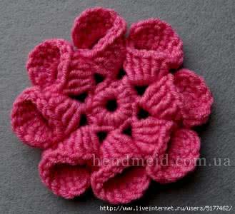 漂亮的单元花钩织连接 漂亮单元花