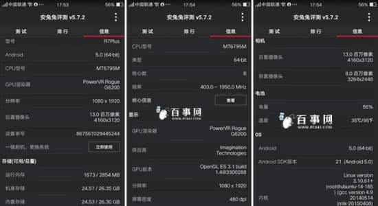 鲁大师跑分多少算好 OPPO R7 Plus跑分多少？