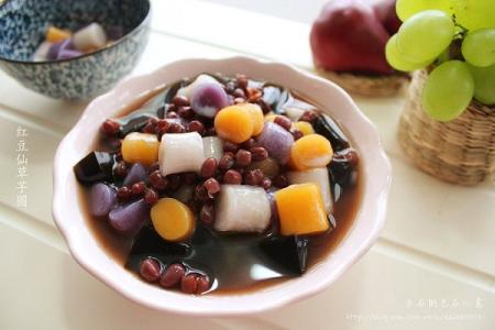 红豆芋圆烧仙草 红豆仙草芋圆的做法,