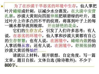 张扬与内敛 中考满分作文：张扬与内敛作文800字