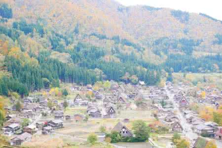 日本白川乡合掌村 白川乡 3000元玩转日本中部——“朴实”的白川乡