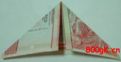 手工折纸戒指 用纸币折戒指教程手工折纸教程