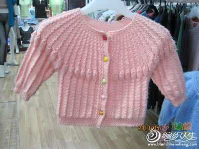 儿童拼色毛衣编织图案 儿童毛衣 图解