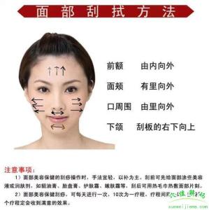 面部刮痧的手法 面部刮痧的好处、手法及注意事项