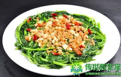 虾米茼蒿的做法 健康饮食 虾米茼蒿的做法_健康饮食