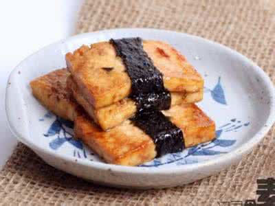 紫菜豆腐汤 素食养生：紫菜豆腐煎