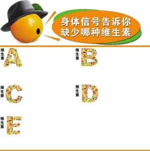 缺乏健康知识 健康知识172   身体缺乏营养的信号