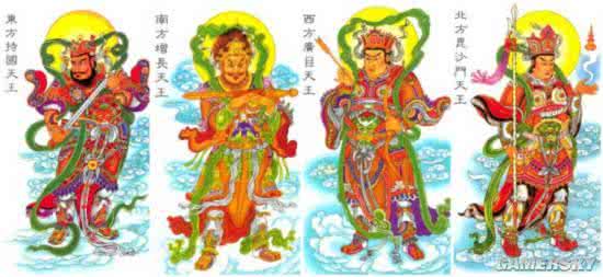 佛教四大天王的来历 四大天王是道教还是佛教之人？四大天王的来历