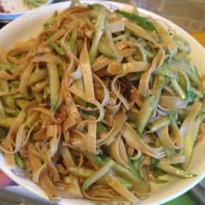 凉拌黄瓜干豆腐粉丝 凉拌黄瓜干豆腐