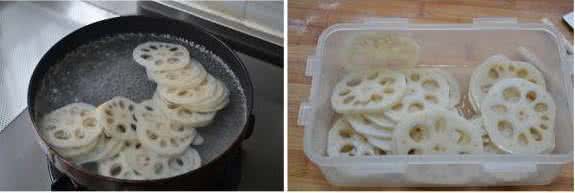 糖醋藕片的做法 夏季吃藕不用油——糖醋藕片