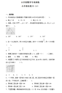 小升初数学专项训练 小升初：数学知识专项训练 2. 数的认识（2）