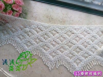 流苏钩针花边图解 【花样】漂亮的流苏--钩针花边