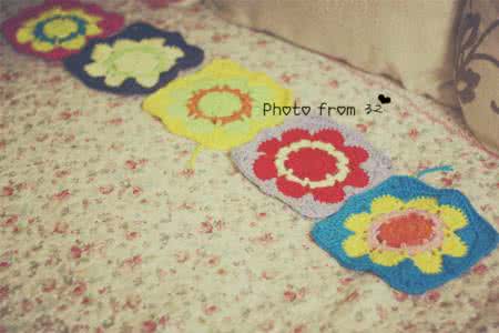 35款可爱钩针杯垫 花哨的钩针花垫----四款