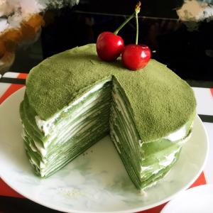 抹茶千层蛋糕的做法 抹茶千层蛋糕