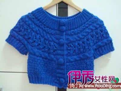 明月棒针编织背心图片 棒针编织----Angie长背心