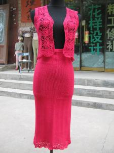 钩针钩时尚小女孩外套 钩针编织----小女孩的套裙 外套 护肩