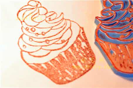 橡皮章新手教程 橡皮章新手教程小蛋糕