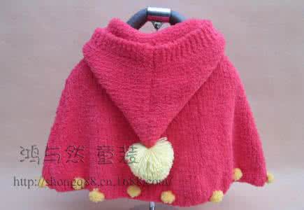 一片式棒针披肩图解 棒针毛线披肩的织法 纯色棒针披肩,简约素净回头率超高