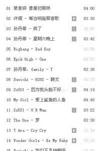 最新好听的歌曲推荐 《2015最新好听歌曲推荐(1)》(15首)