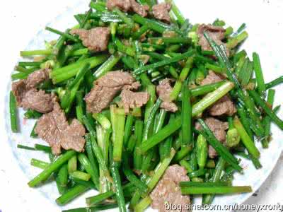 韭菜苔可以炒牛肉吗 韭菜苔炒牛肉
