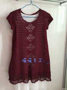 夏季钩针套头衫图解 套头衫  喵喵手工#安然 钩针连衣裙 图解