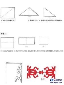实用剪纸技法 折叠剪纸技法