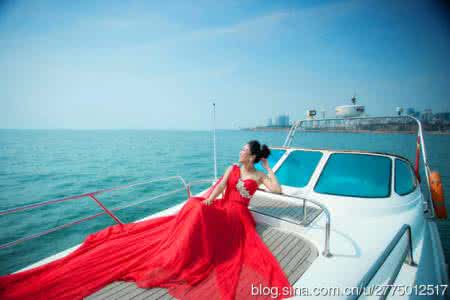 三亚海景婚纱照 浪漫的海景婚纱照