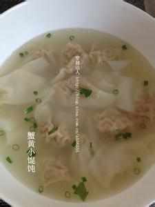 蟹黄馄饨 看图说话菊黄蟹肥时包蟹黄馄饨-附剥蟹和炒蟹黄完整攻略