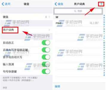 iphone用户词典 iphone5s用户词典使用方法