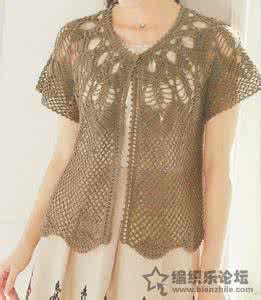 钩针女士开衫花样大全 喜欢的一款钩针开衫花样图解
