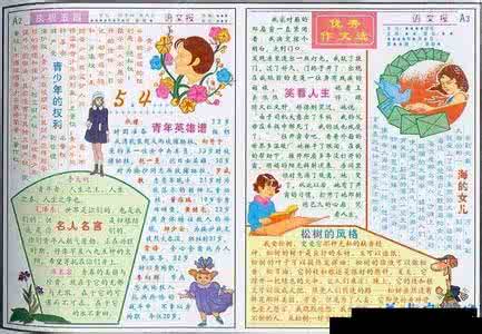 五四青年节手抄报 五四青年节手抄报 庆祝五四