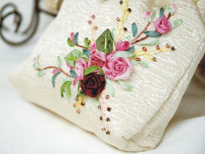 手工丝带绣 ☆ ［手工］漂亮的丝带绣手工