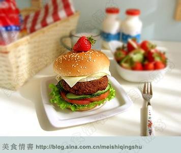 牛肉汉堡包的做法 小朋友喜欢的【牛肉汉堡】