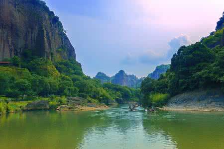 武夷山丹霞地貌 武夷山 碧水丹霞 碧水丹岩--水上丹霞【绝品收藏】