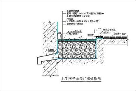 卫生间防水做法规范 卫生间防水做法图解 卫生间防水做法规范