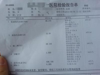 女性雌激素六项检查 雌激素 雌激素六项检查