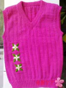 明月棒针艺术童装 棒针童装----你是我的“阳光”