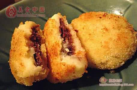 地瓜怎么炸外脆里软 (原)外脆内软!香喷喷【炸红豆薯饼】