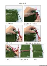 开衫毛衣翻领编织视频 Ann译作分享----翻领小开衫“花蕾”