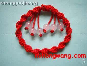 手链中国结的编法图解 下周跟中国结高手，学做新年转运手链（报名）