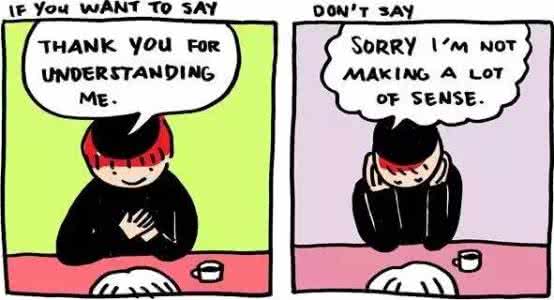 谢谢爷爷 的 那个孩子 告诉孩子：能说“谢谢”，就别说“对不起”